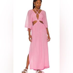 Gorgeous bright Barbie pink dress